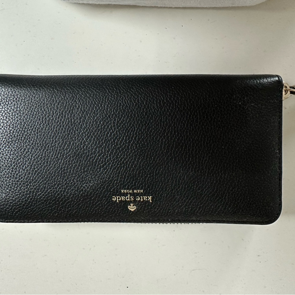 Kate spade black full-zip.